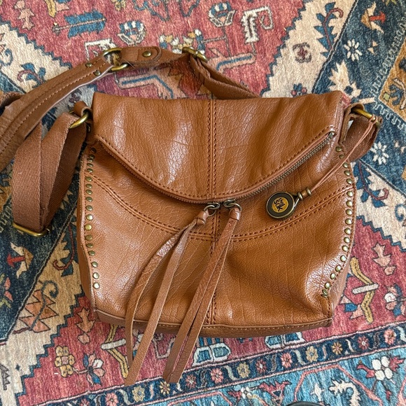 The Sak Handbags - The SAK Brown Leather Crossbody Bag